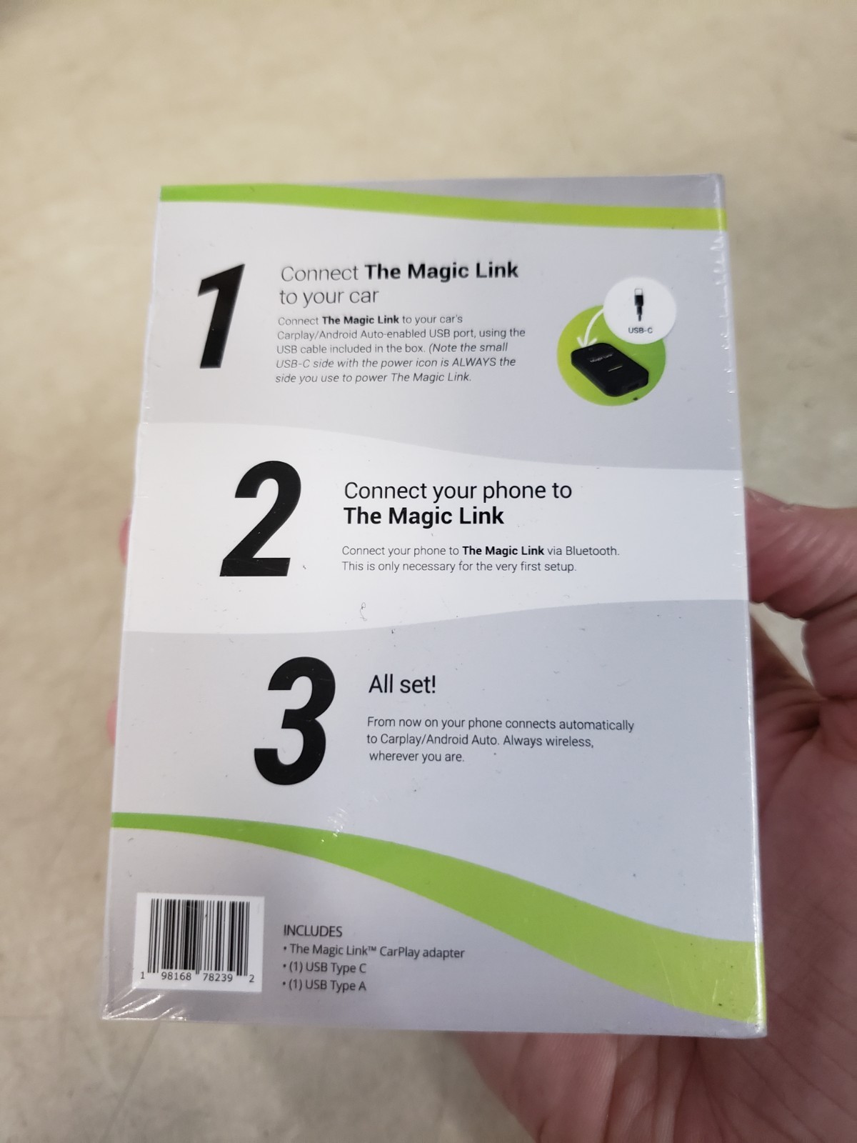 NEW The Magic Link, The Original Wireless CarPlay Adapter for Cars