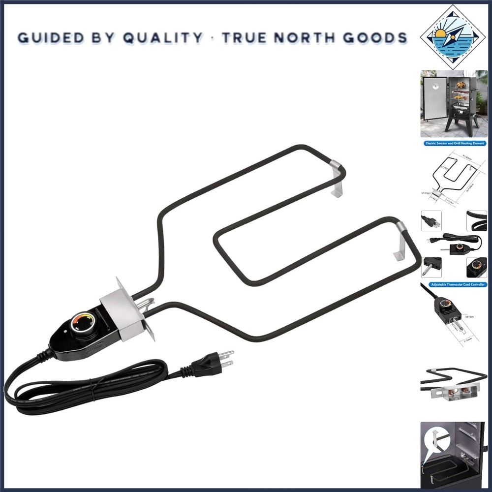 Upgrade 1500W Electric Smoker Heating Element Replacement Kit with metal