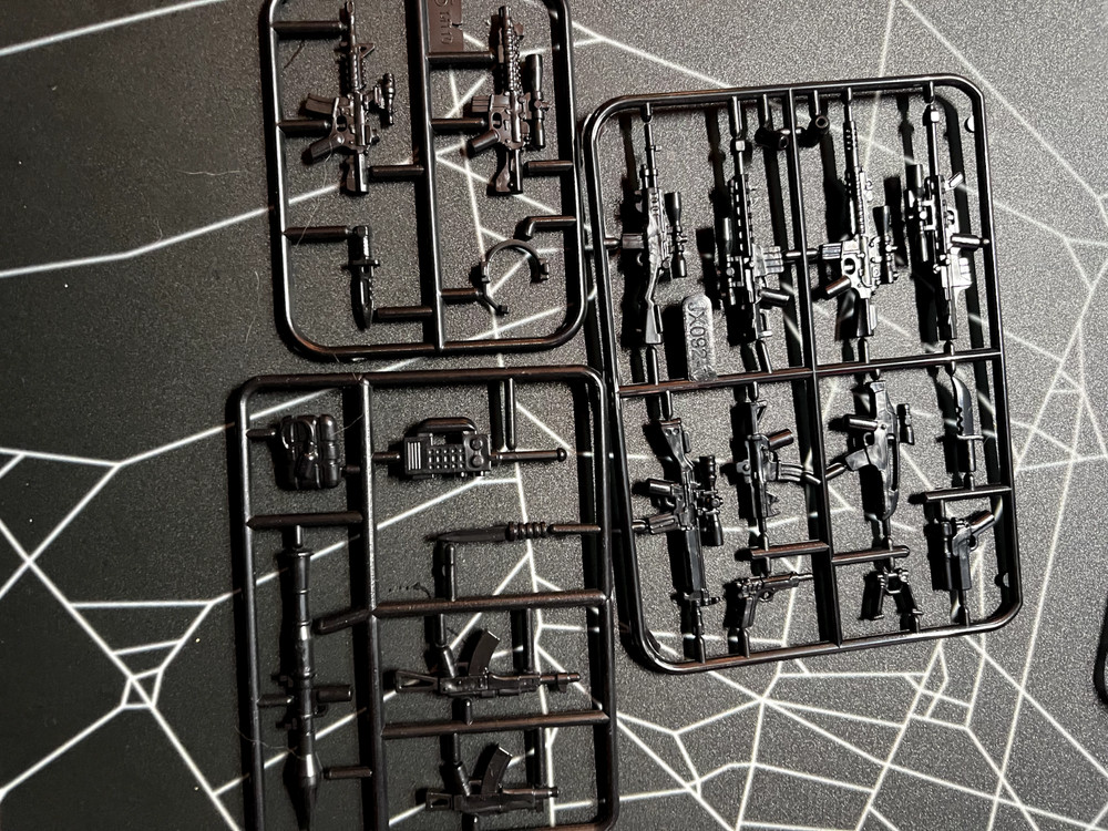 lego compatible mini figure multi weapon lot