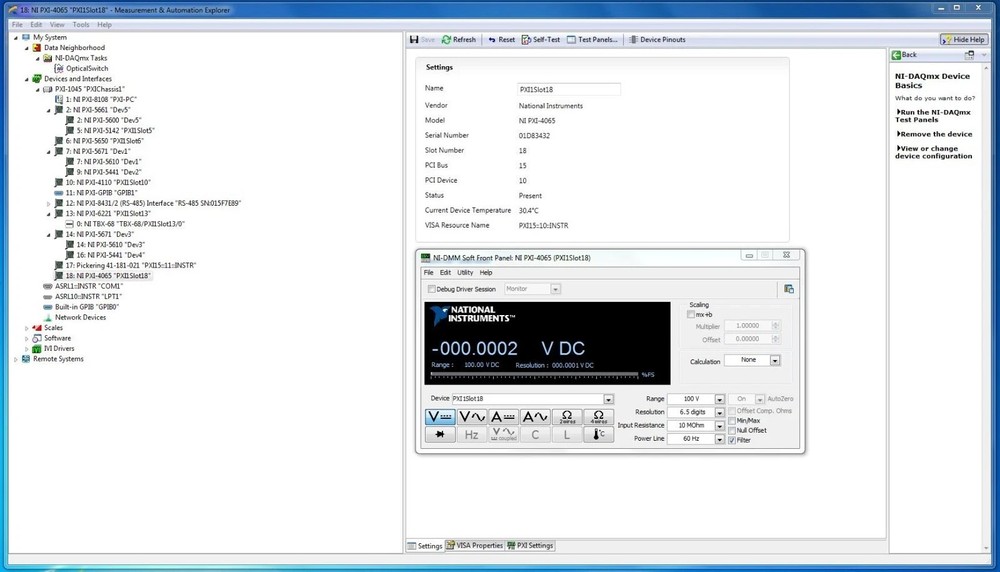 National Instruments Complete Lab Test System - Tested and Working
