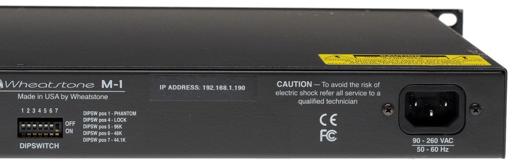 Wheatstone Vorsis M-1 AES Digital 96KHz Voice Processor Preamp Compressor M1