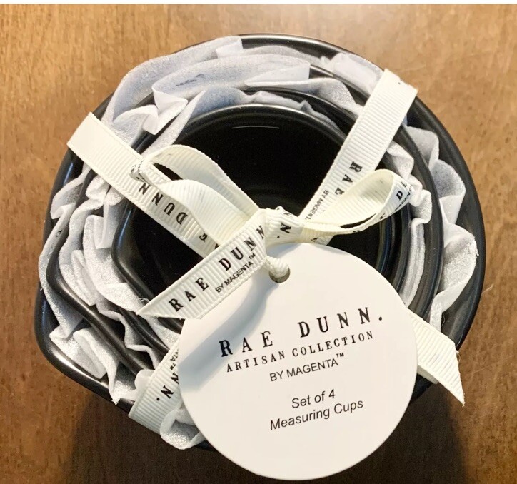 Rae Dunn Black Measuring Cups