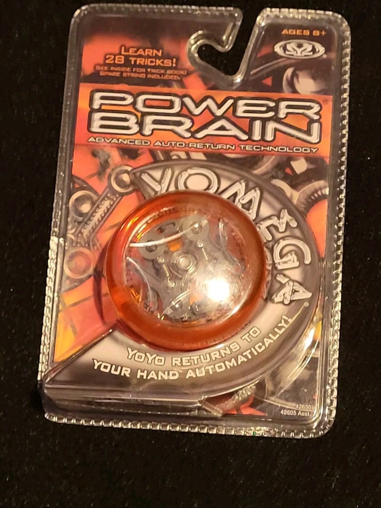 Yomega Power Brain Red 2005 Yo-Yo Advanced Auto-Return Technology New Sealed