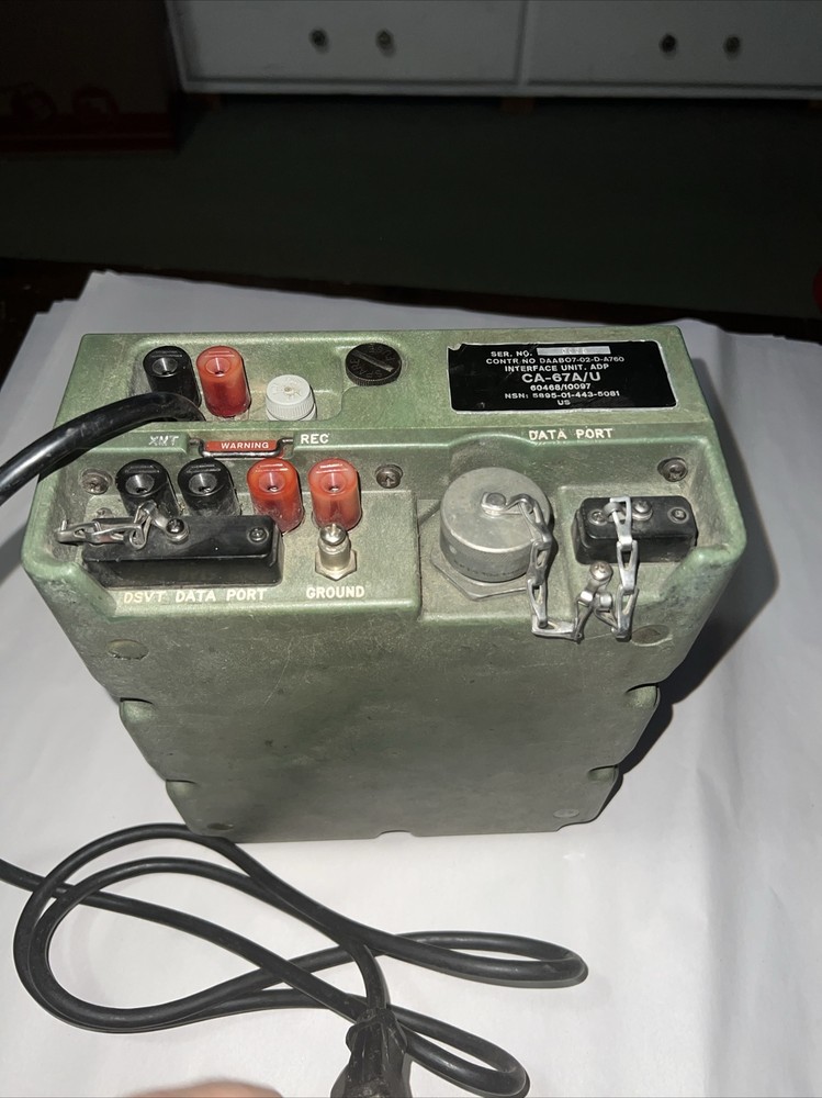CA-67A/U CA-67 Interface Unit Automatic Data Processing and Field Phone - RARE