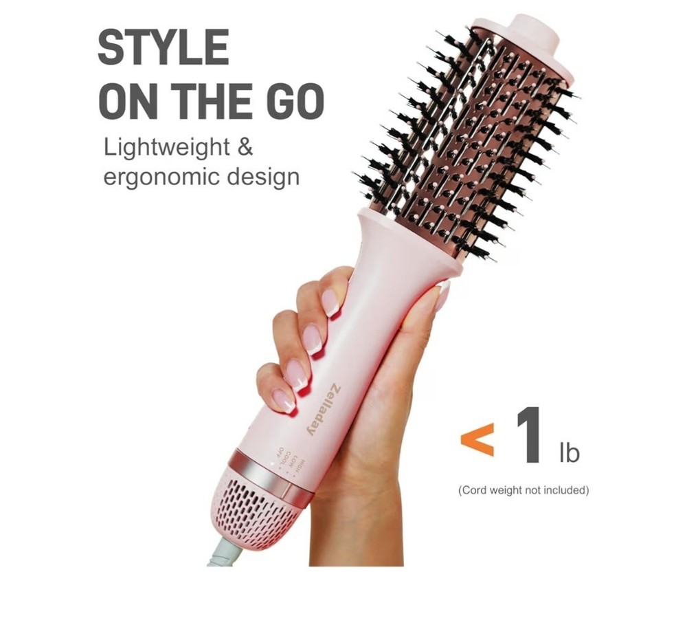 Airsleek One Step Titanium Volumizer Blow Dryer Brush Dual Ionic Technology