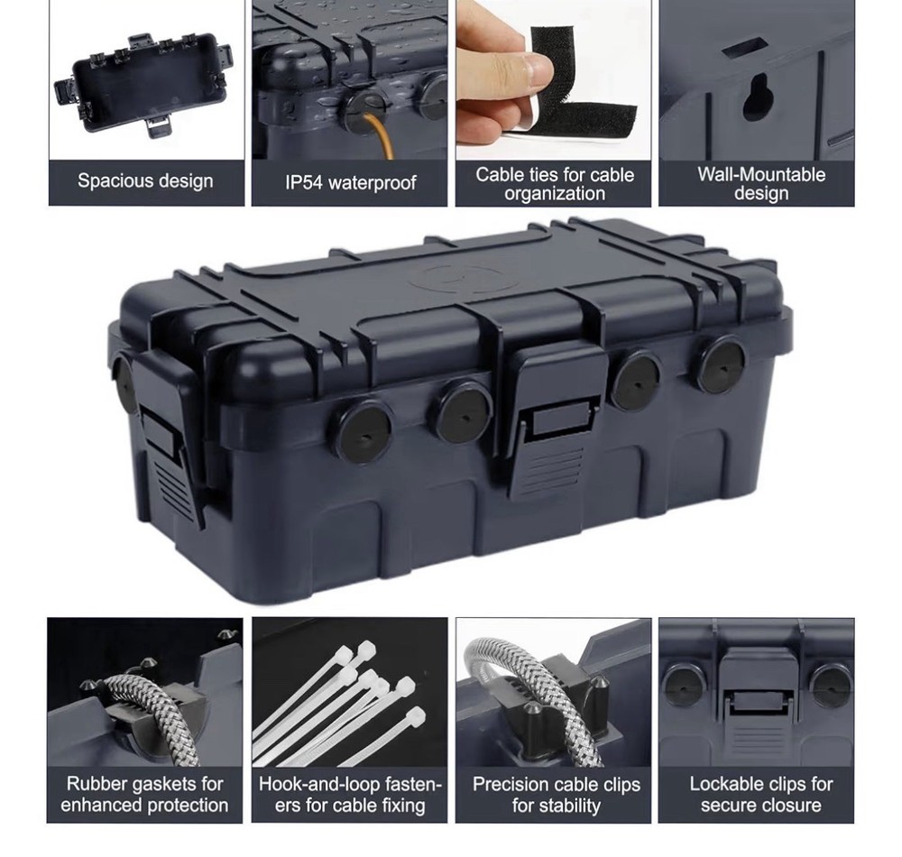Outdoor Electrical Box Waterproof, Medium Outdoor Electrical 2 Pack, [O