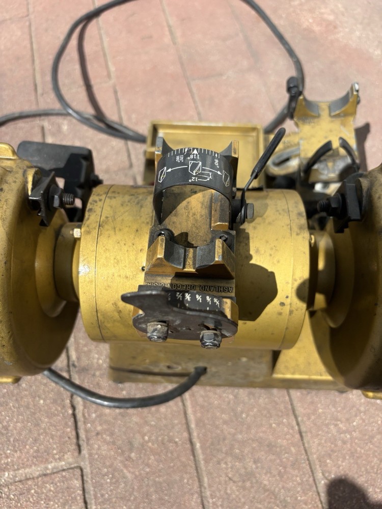 Darex Drill Sharpener 1/3HP Bench Grinder w/ Jig / MISSING HOLDER