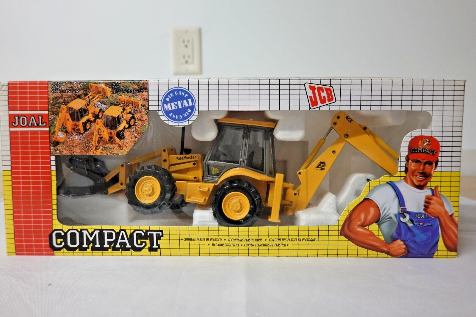 JOAL 175 JCB 4CX SITEMASTER BACKHOE LOADER  1:35 SCALE N.I.B.