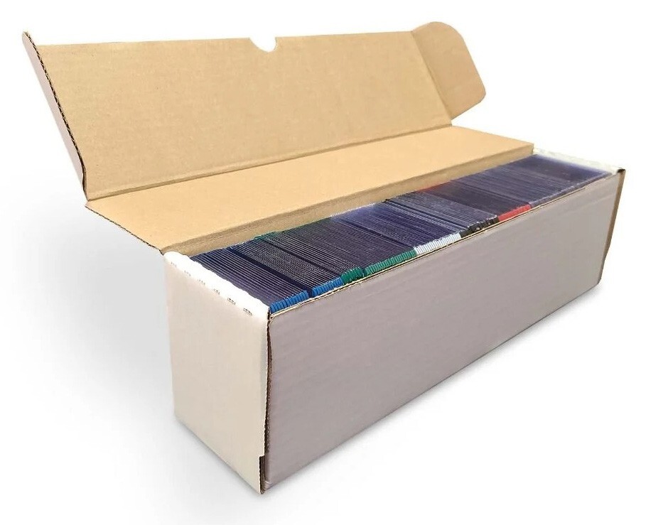 3 BCW 14 Inch 210 Toploader Cardboard Storage Boxes Trading Sports Baseball Card