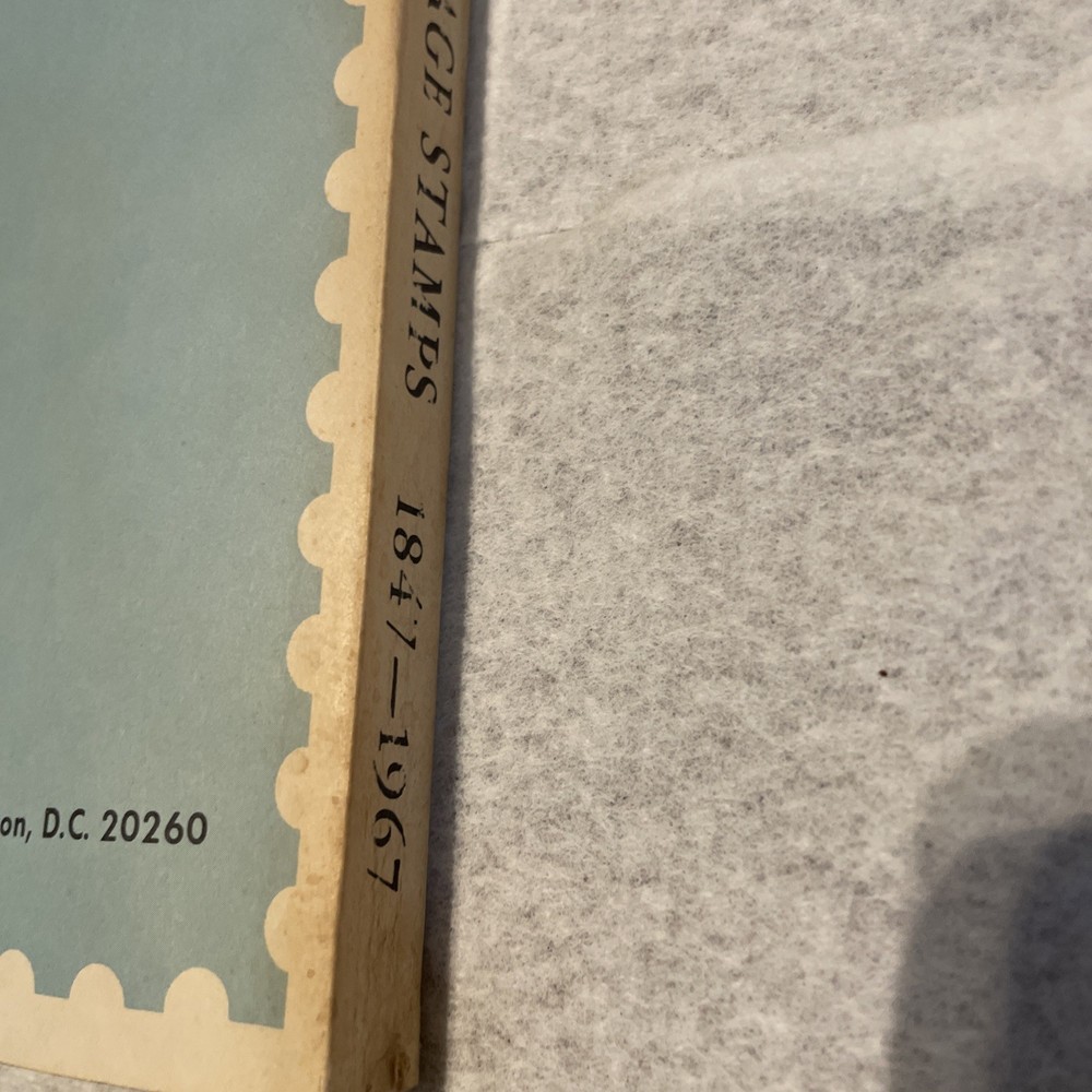 1847-1967 UNITED STATES POSTAGE STAMPS POST OFFICE POSTMASTER BOOK 276 PGS EX