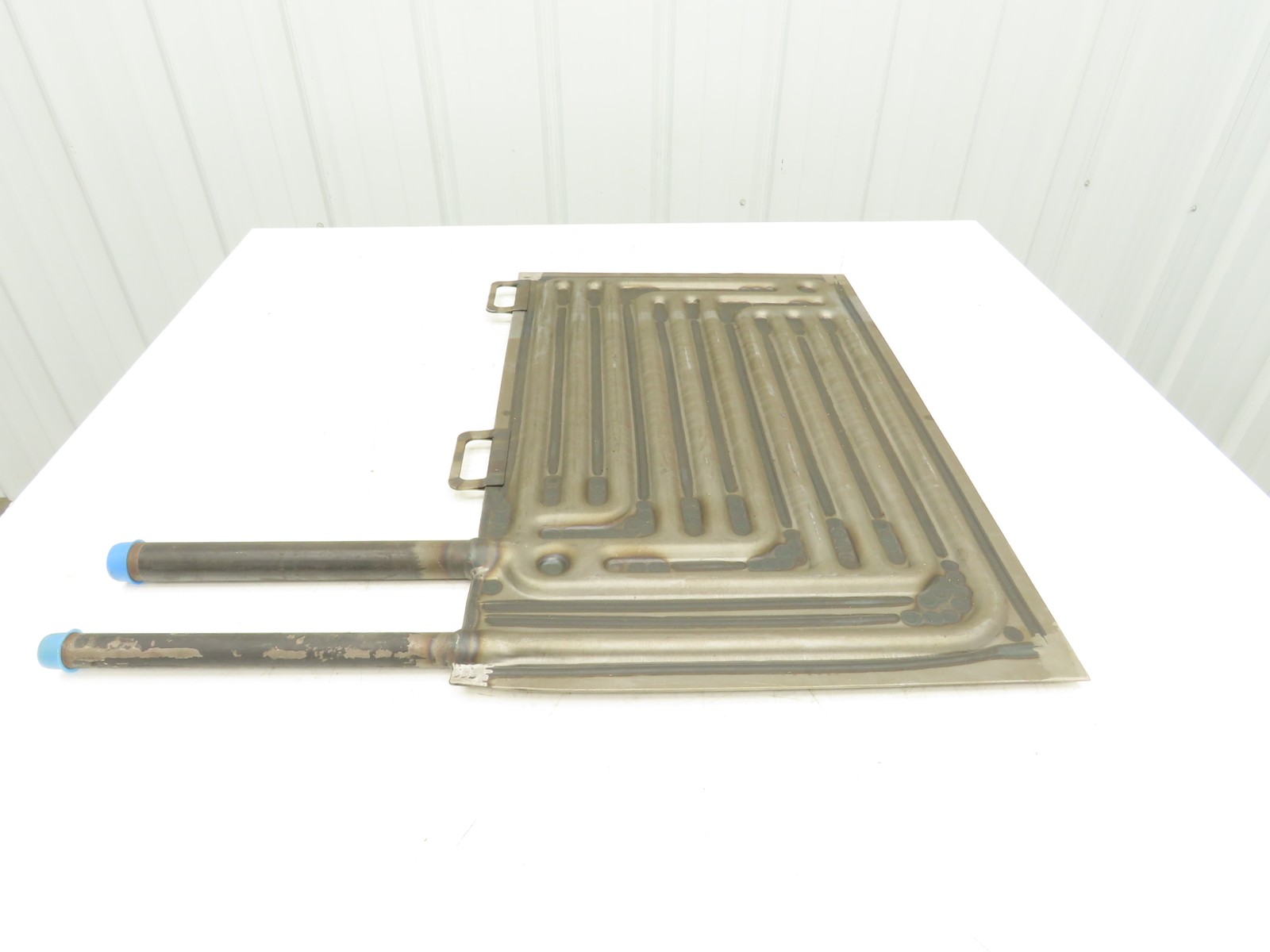 19"x 29" Plate Coil Immersion Heat Exchanger 1"x 3/4" NPT Pipe