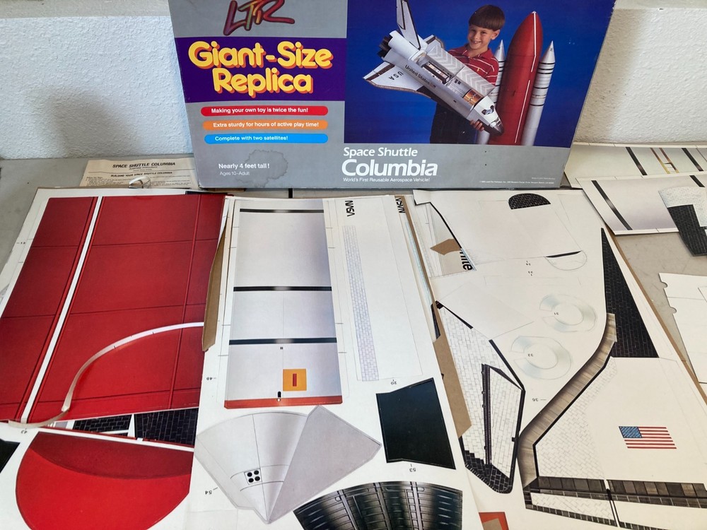 LTR Giant Size Replica Space Shuttle Columbia 1985
