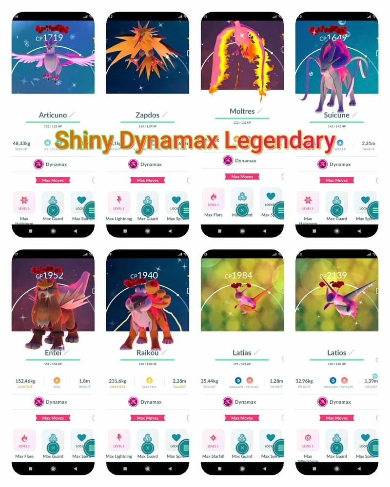 Pokemon Shiny Dynamax Legendary (Tr.a.d.e 20k stardust)