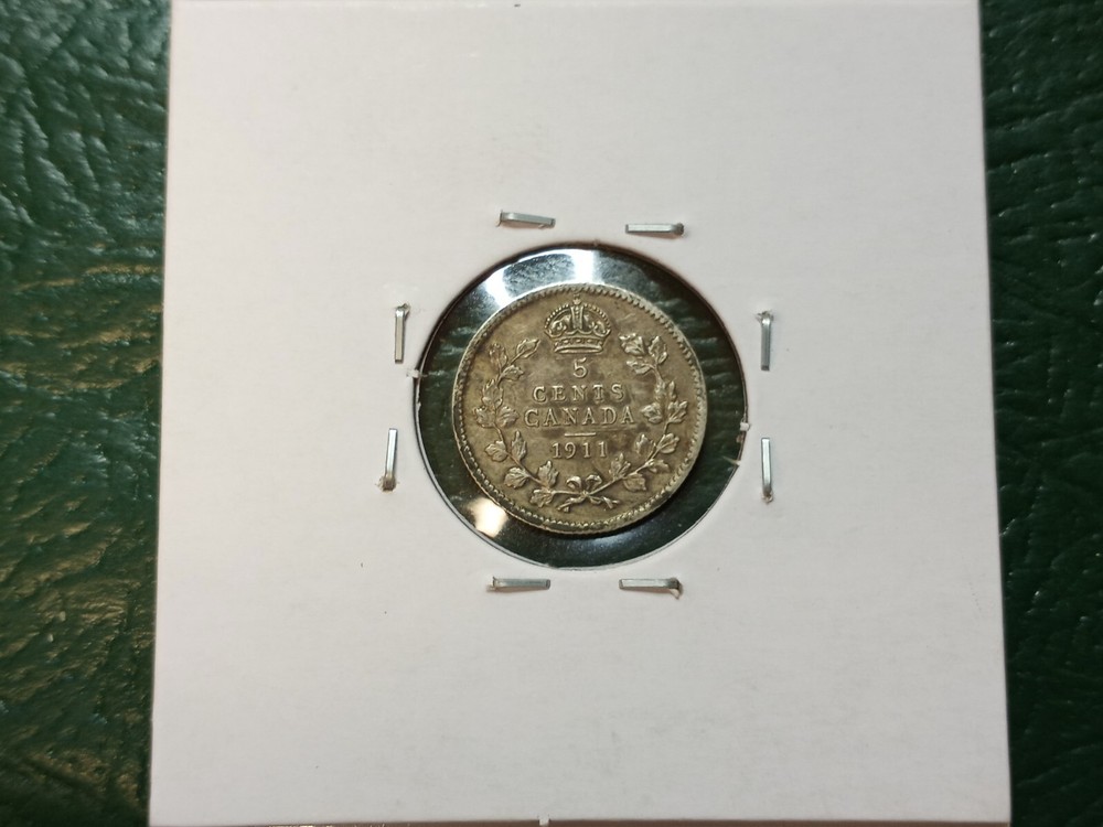 1911 Canada 5 Cents - High Grade