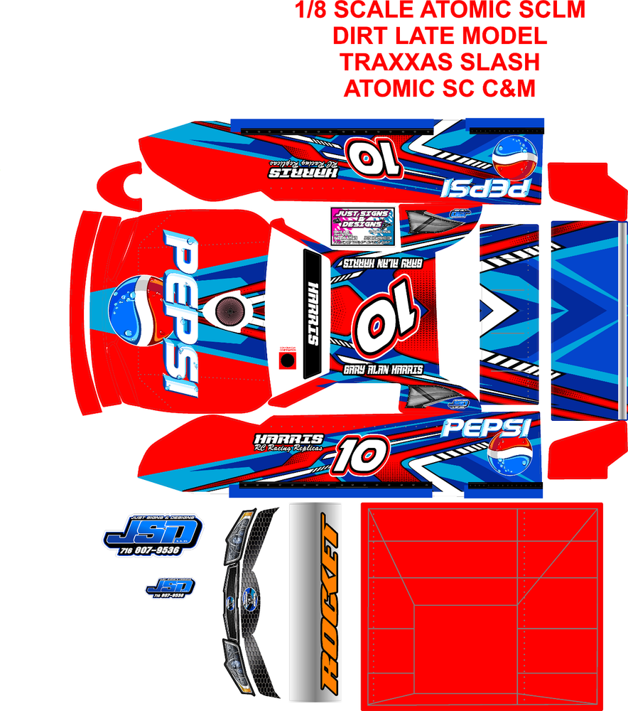 ATOMIC SCLM LATE MODEL WRAP with deck 1X8 OR 1X10 POPSI