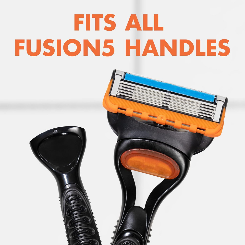 Fusion5 Razor Refills for Men, 4 Razor Blade Refills