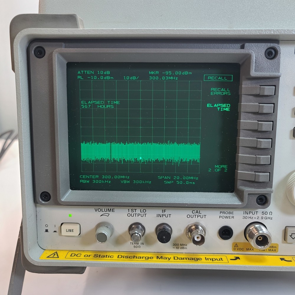 HP 8560E RF Spectrum Analyzer 30Hz-2.9GHz