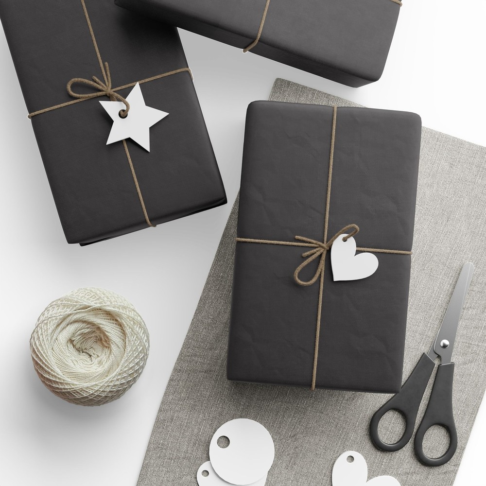 Black Wrapping Papers