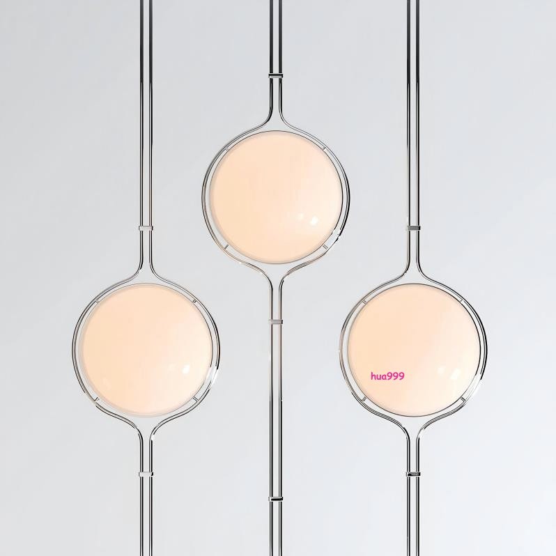 Floor-to-Ceiling Lamp 280cm Adjustable Height Contemporary Stand Acrylic Balls