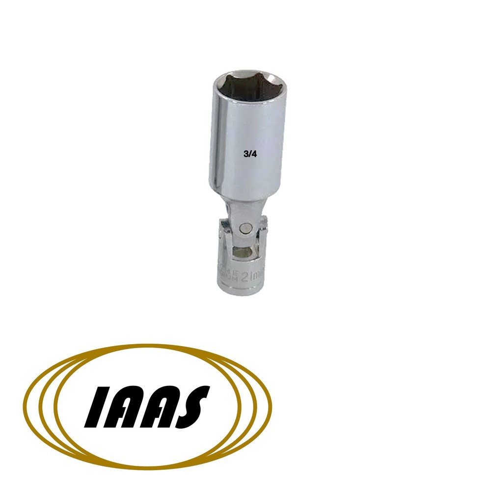 3/4" x 3/8" Drive Universal Socket (Spark Plug Socket) by IAAS