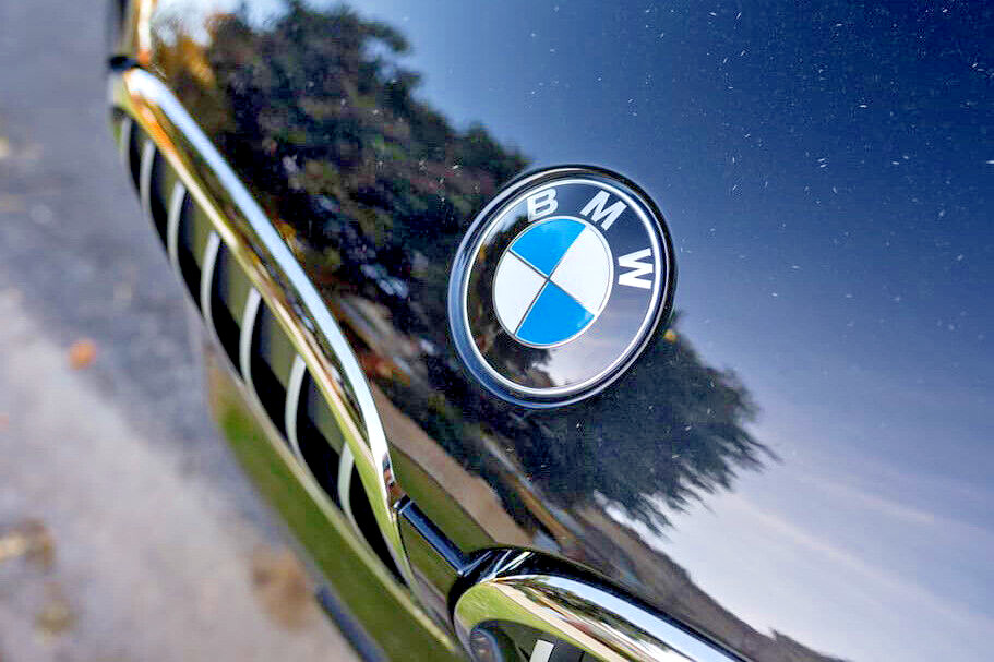 2 pieces SET BMW 82mm bonnet AND trunk emblems FOR E36 E32 E34 E60 E38