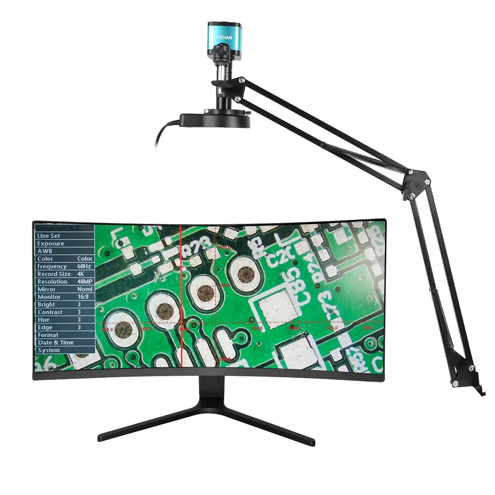 Adjustable Magnification Microscope Lens Zoom C Mount Lens For Microscope Camera