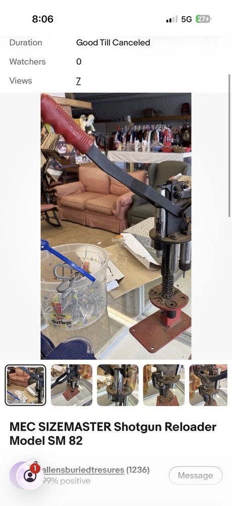 MEC VERSAMEC  RELOADING PRESS