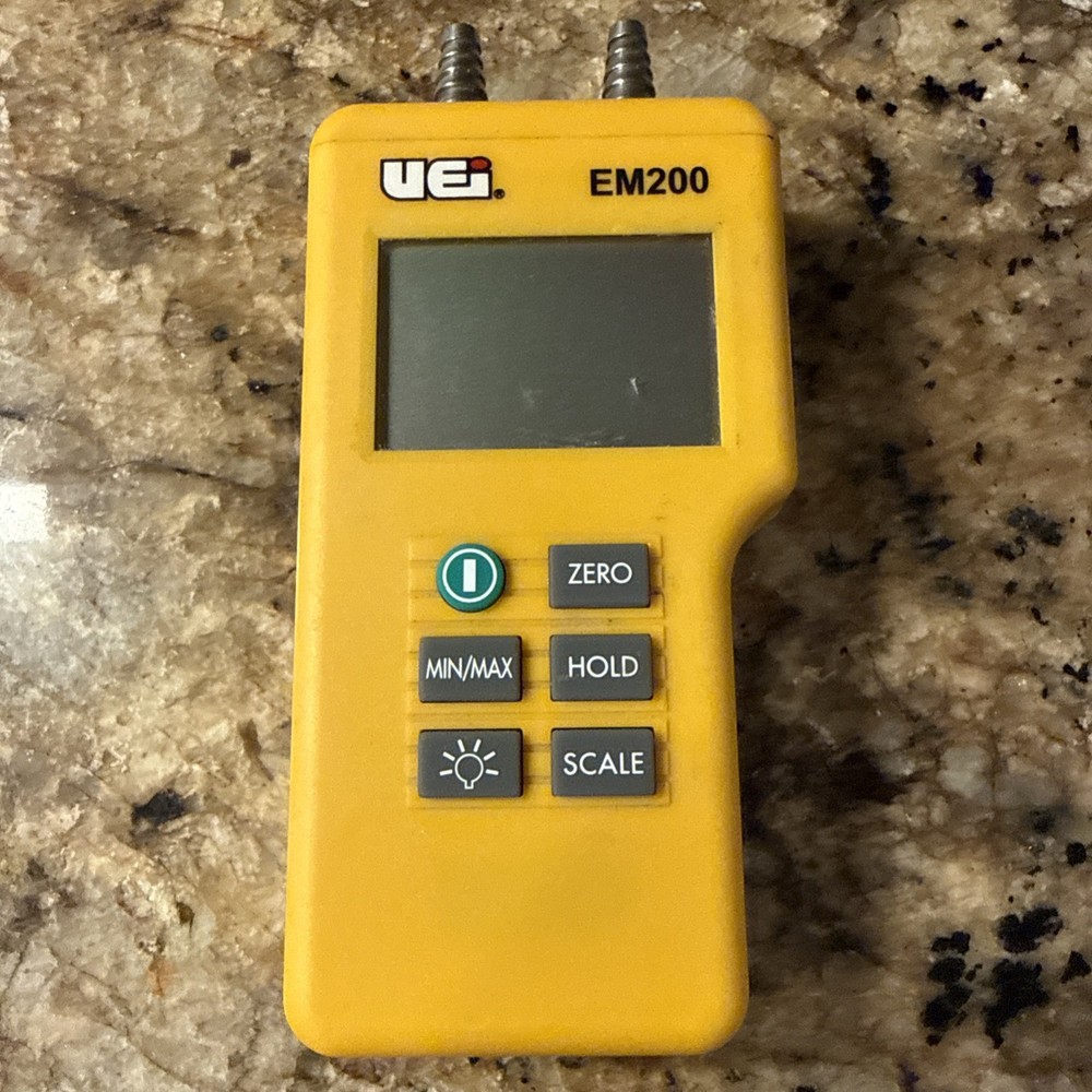 UEI Test Instruments EM200 Dual Input Digital Input Manometer with Case