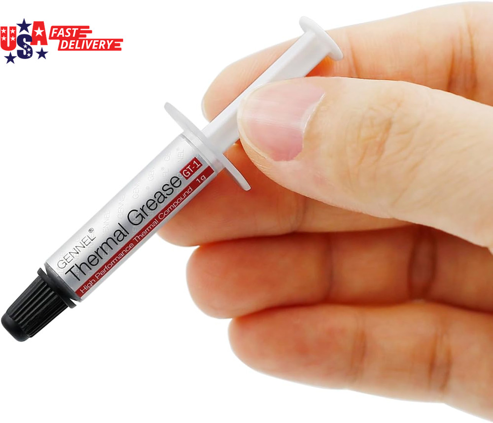 2 Pack GT1 Silver CPU Thermal Paste (1 g*2) High Performance Thermal Compound &