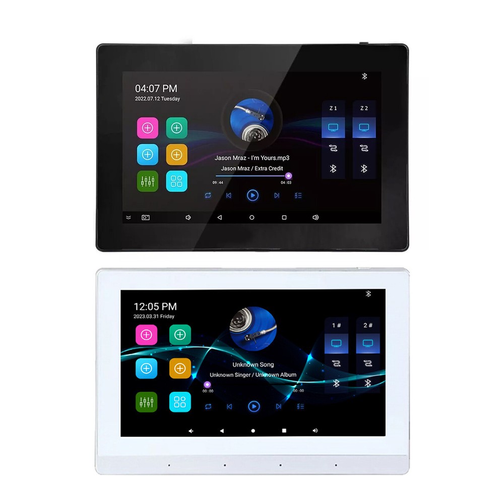 On-Wall Amplifier WIFI Touch Screen Bluetooth Android Audio 7"Background Music