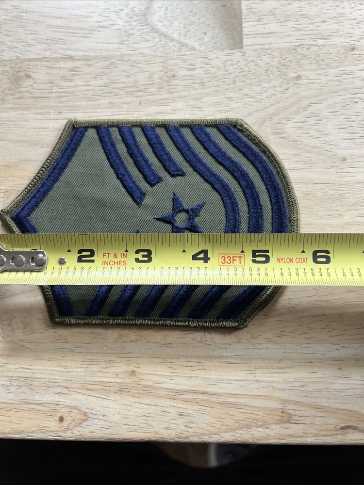 US Air Force Master Sergeant Chevron Patch