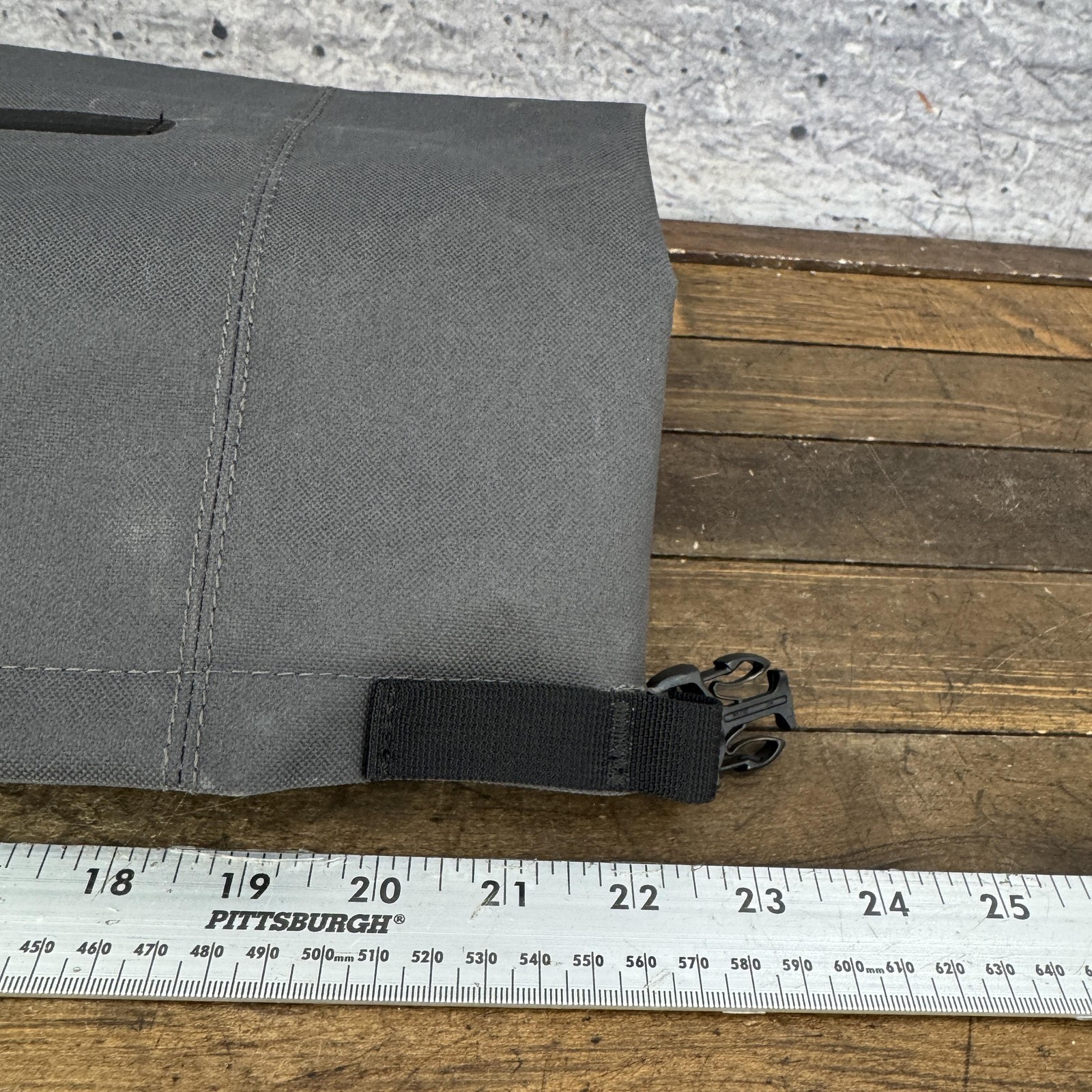 Riese & Muller Front Carrier Bag Large Gray Bike Rack Pack Water Resistant 625g