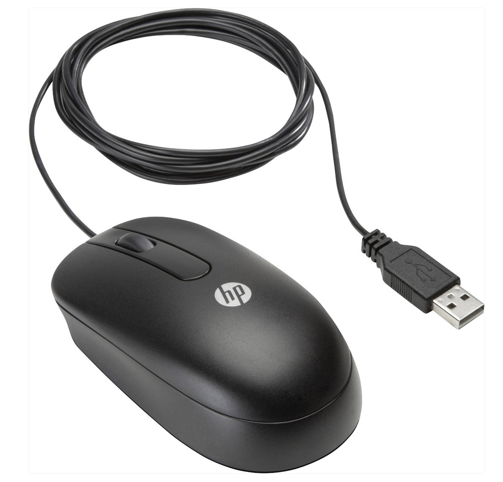 QY777AA HP USB Optical Scroll Mouse
