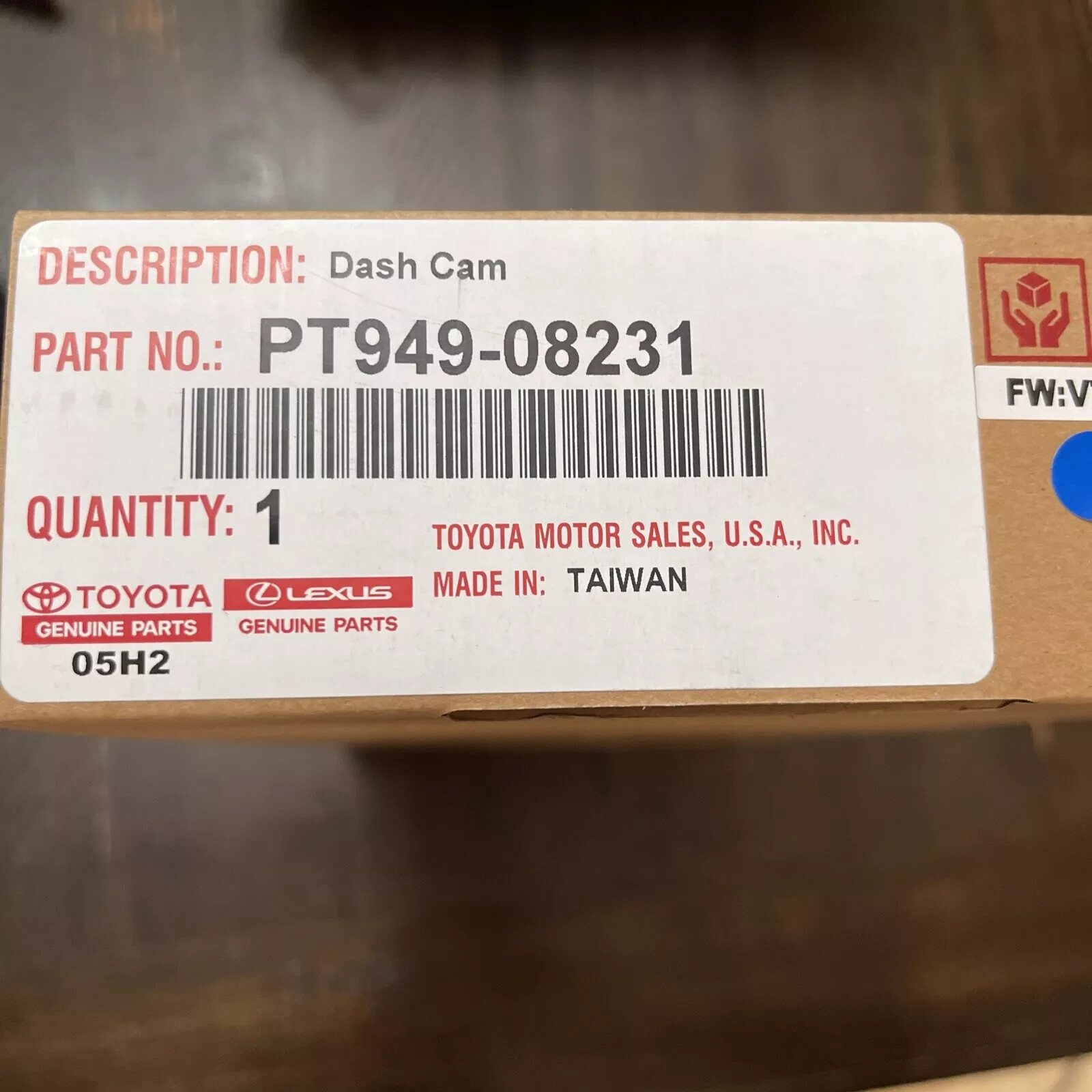 OEM Toyota Integrated Dash Cam BZ4X Camry Highlander Prius Rav4