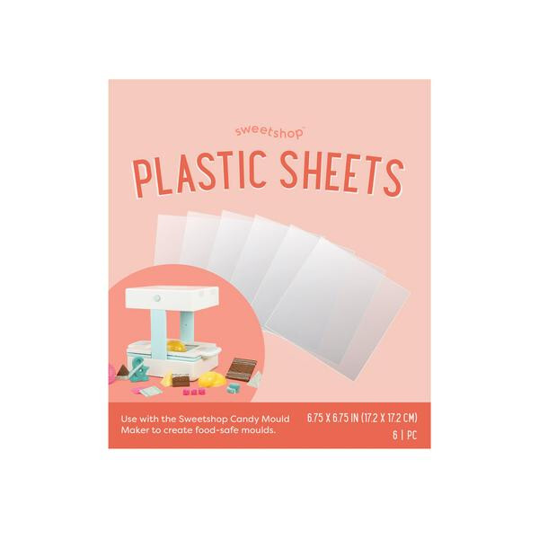 WE R MEMORY / SWEETSHOP - PLASTIC SHEETS - 2 PKGS - 12 PCS