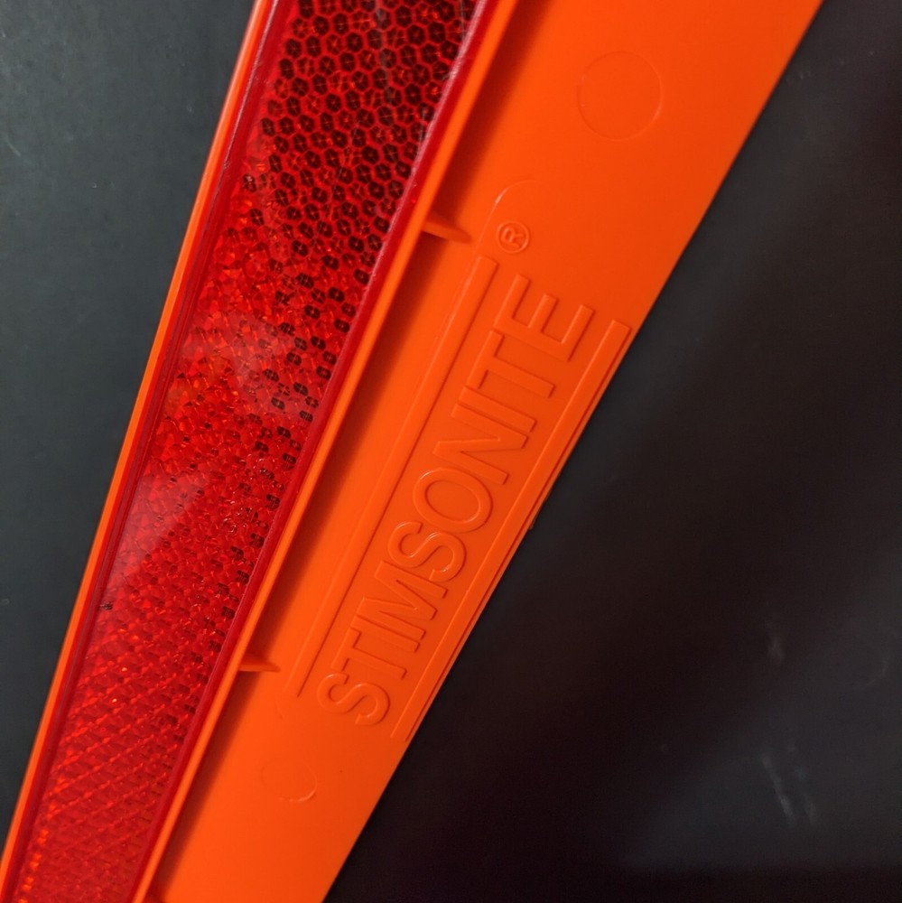 Triangle Emergency Reflective Sign 3 Pack Safety Warning Triangle Roadside