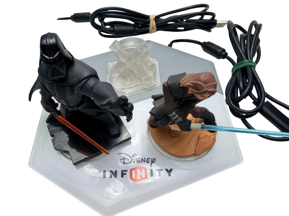 Disney Infinity Figures & Base Set Monsters Inc & Star Wars Characters Bundle