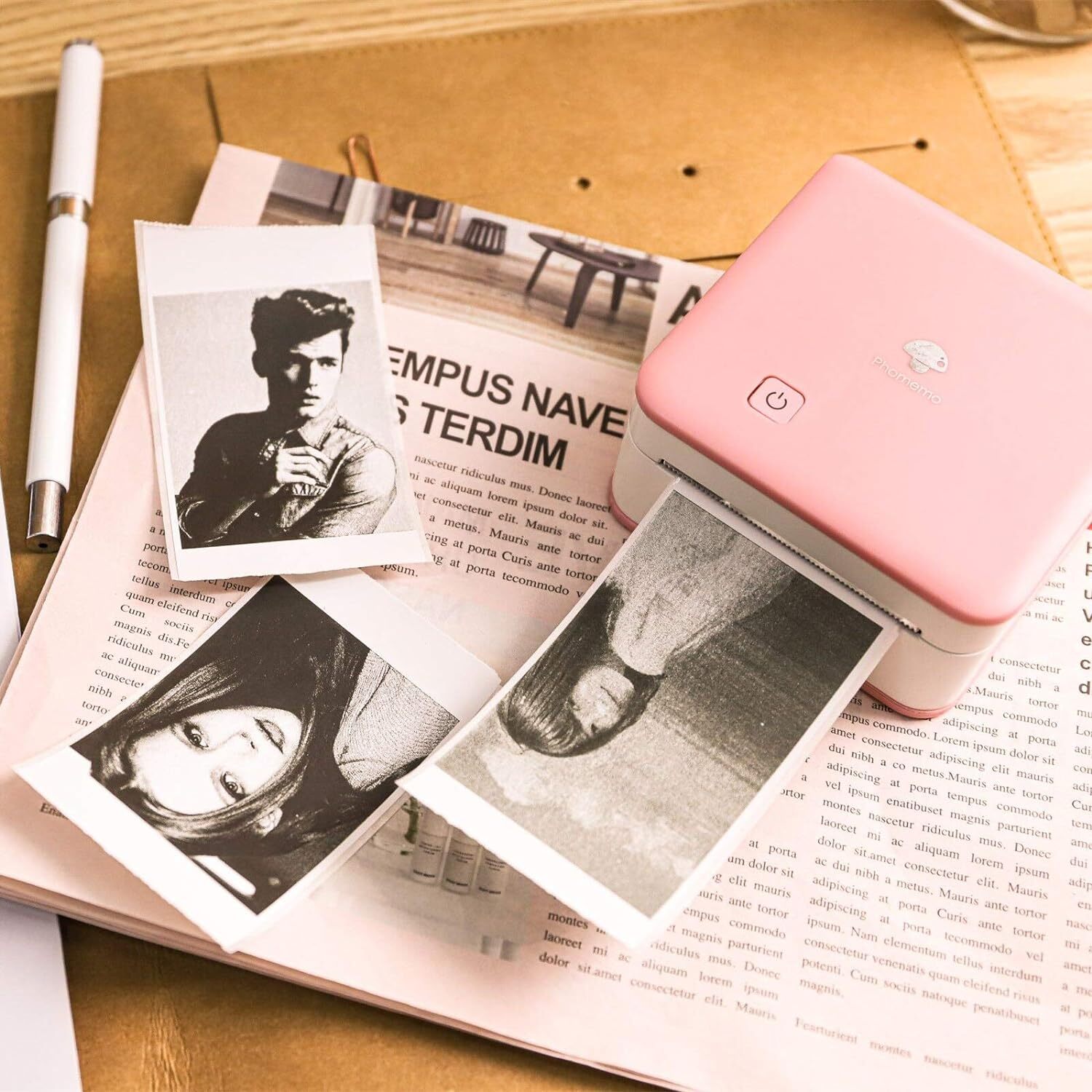 3-Roll Self-adhesive Sticker Thermal Paper for Phomemo T02 M02 M02S M02PRO M04AS