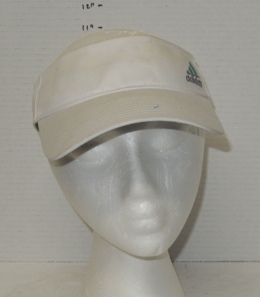 Adidas Golf Visor Hat Cap White Blue
