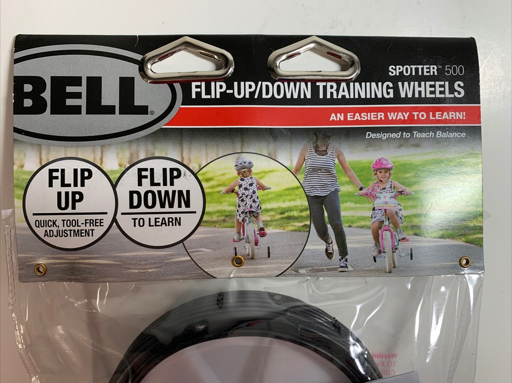 Bell Spotter 500 Flip-Up Training Wheels Set For Bicycle