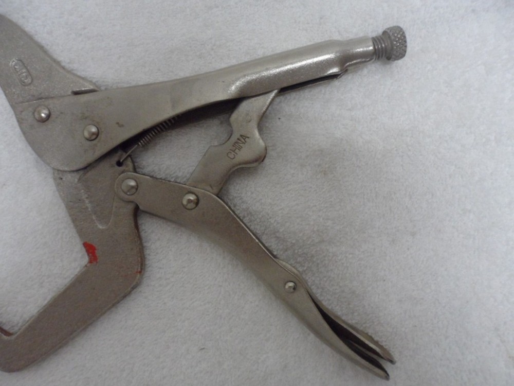 2 - Locking Pliers 11" Welding Plain Head Locking C Clamps