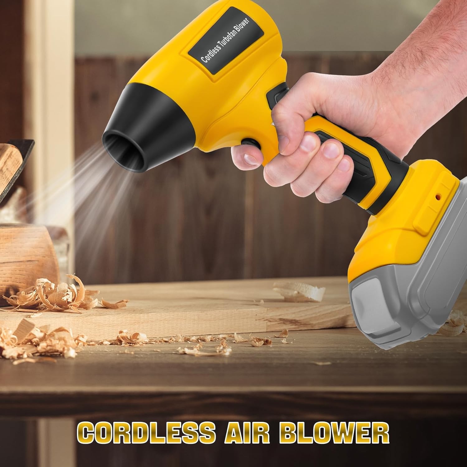 Air Blower Duster for Dewalt 20V Battery Handheld Cordless Leaf Fire Dust Clean