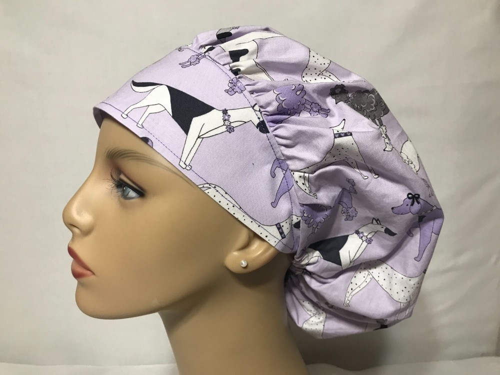 Bouffant Scrub Cap - Dog Print