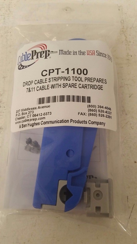 Cable Prep CPT1100 RG7/11 Cable Stripper