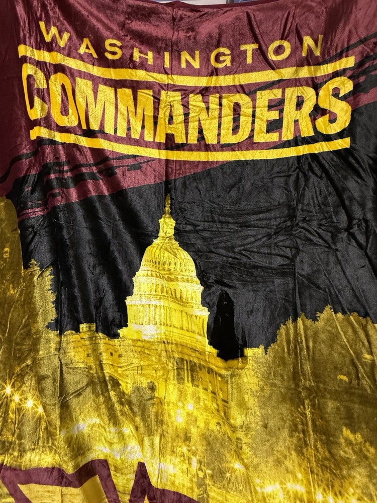 Washington Commanders 60" X 80" NFL Throw Blanket