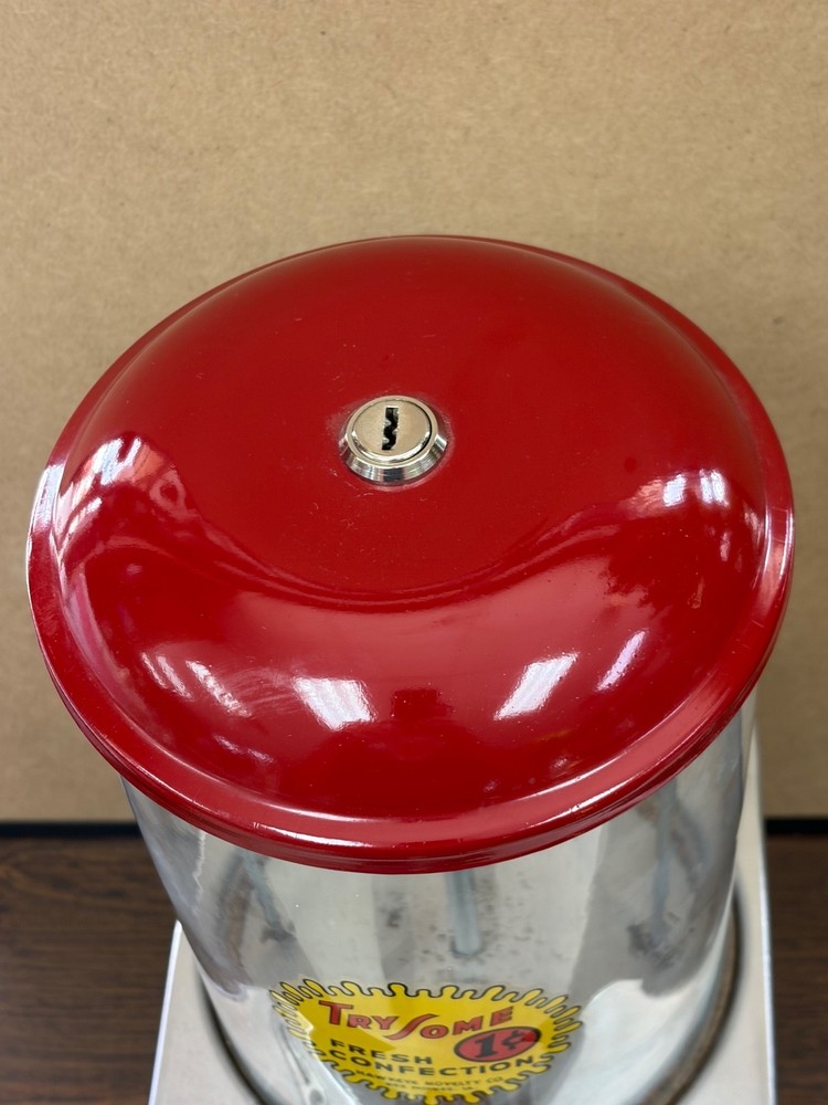 Hawkeye One Cent gumball machine Extra Nice!!