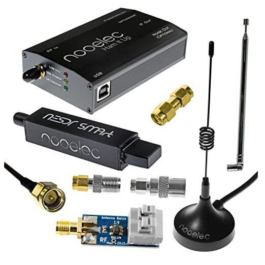 NESDR Smart HF Bundle: 100kHz-1.7GHz Software Defined Radio Set for