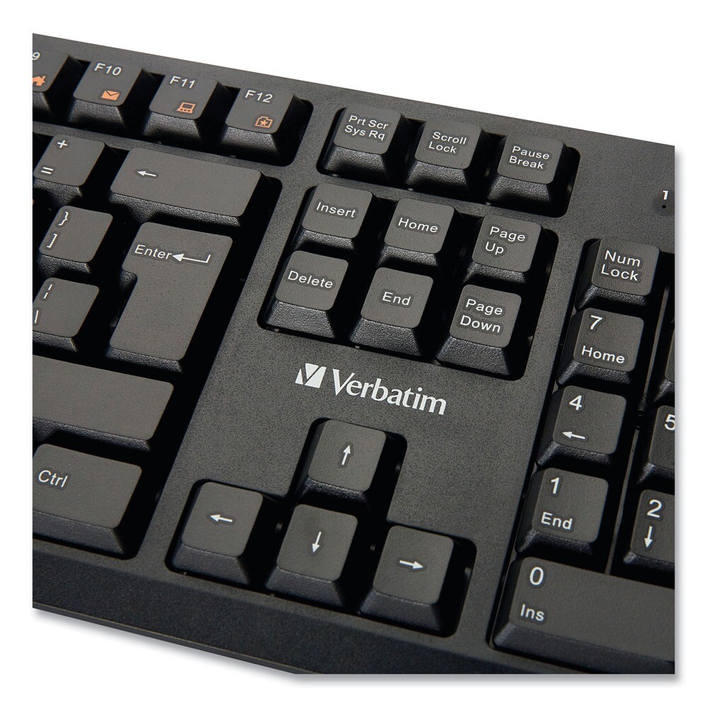 Verbatim 70735 Wired Keyboard - Black New