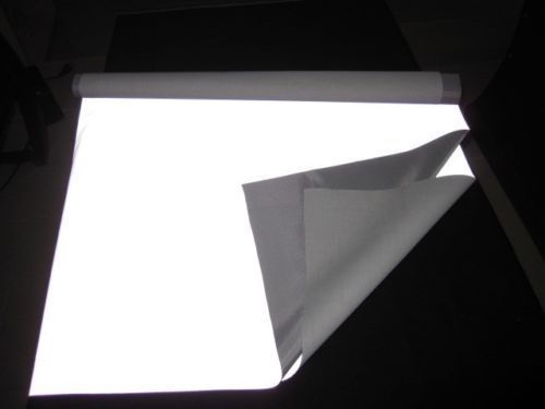 SILVER REFLECTIVE FABRIC sew on material width 20-inch by length 1 Meter