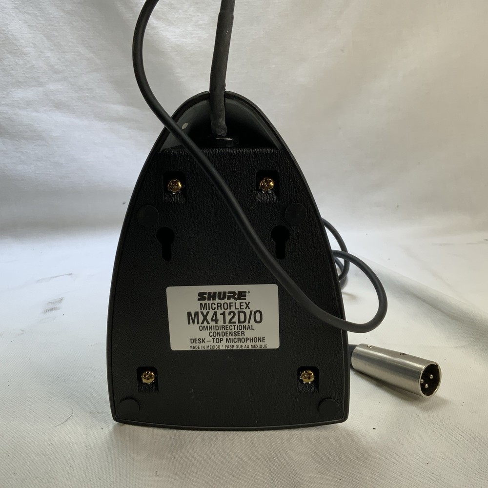 Shure Microflex MX412D/O Omnidirectional Condenser Desktop Microphone